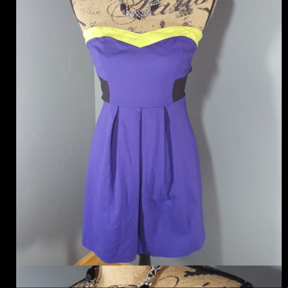 Sparkle & Fade urban outfitters strapless dress